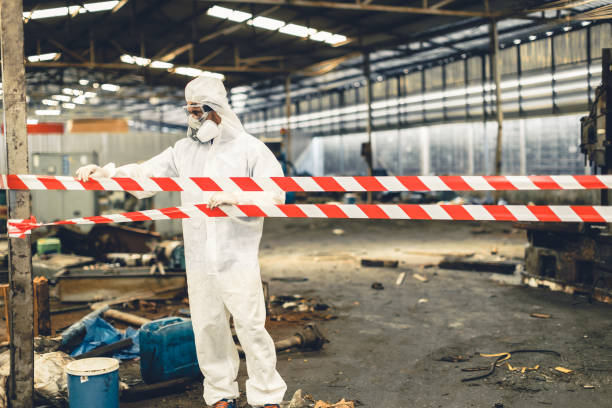 Professional Biohazard technician working in Closter, NJ